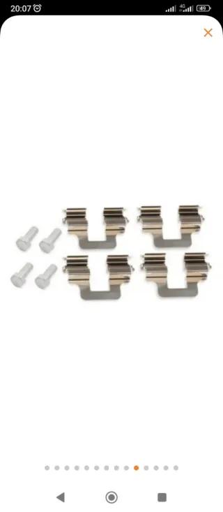 Juego Pastillas Freno + Tornillos