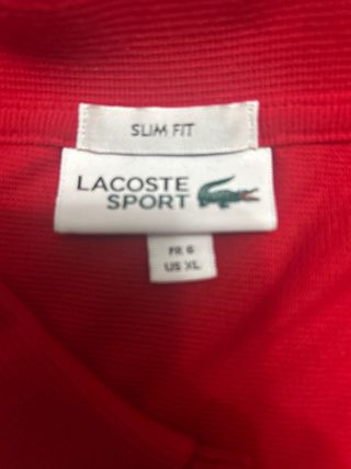 Polo Lacoste Rojo