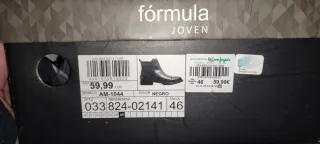 Botas Chelsea Negras Fórmula Joven