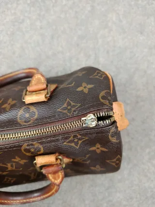 Bolso Louis Vuitton Speedy Marrón Beige