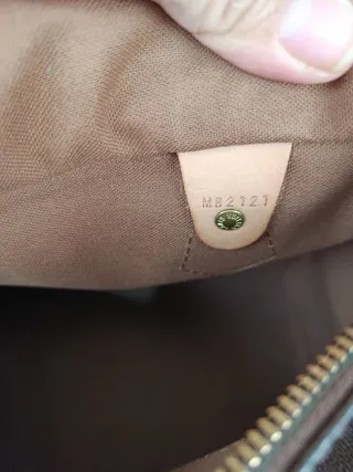 Bolso Louis Vuitton Speedy Marrón Beige