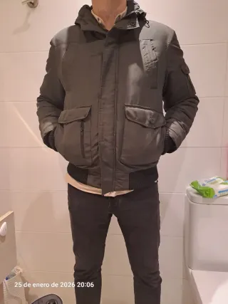 Chaqueta Bomber Jack & Jones gris oscuro