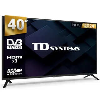 TD Systems TV 40 DVB T2/C/S2 HDMI x3 USB