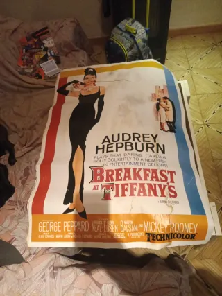Póster Breakfast at Tiffany's Audrey Hepburn