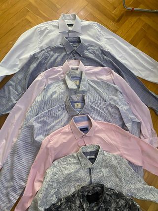 Pack de 8 camisas de hombre