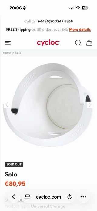 Soporte Pared Bicicleta Cycloc Solo