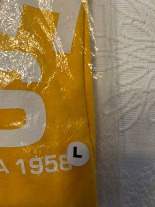 Sudadera Norh Sails Hombre Talla L Amarilla y Gris