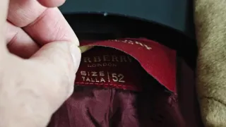 Chaqueta Burberry Lana Premium Suave Talla M