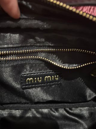 Bolso Miu Miu Negro Mujer