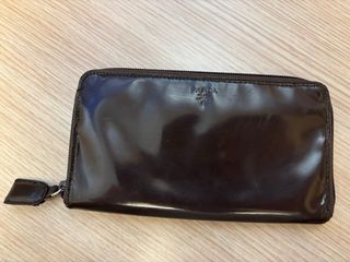 Monedero Prada Vintage Marrón
