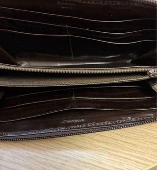 Monedero Prada Vintage Marrón