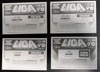 19 Cromos liga 2025-2026 Villarreal C.F.