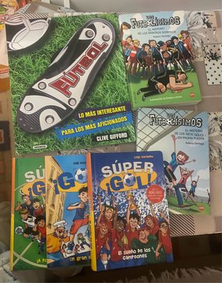 Pack 6 libros futbol
