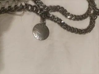 Borsa Stella McCartney con frange e catena in argento