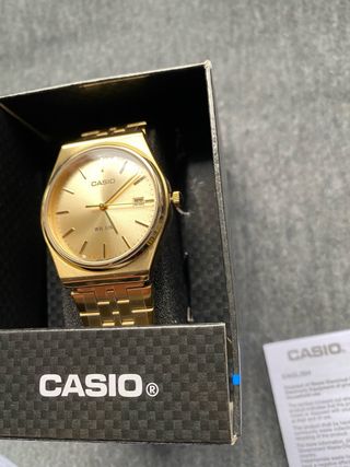 Reloj Casio Dorado MTP-V002D-7B3 Nuevo