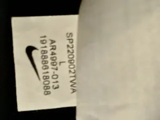 Camiseta Nike Negra Talla L