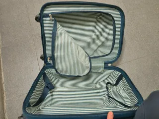 Maleta infantil azul con diseño de tigre