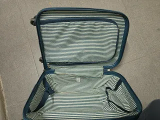 Maleta infantil azul con diseño de tigre