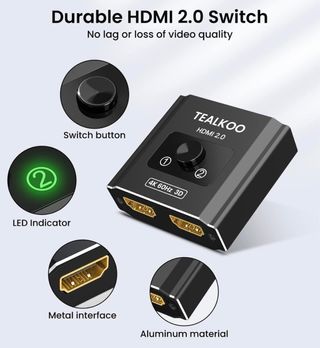 Conmutador HDMI Bidireccional SIN ABRIR