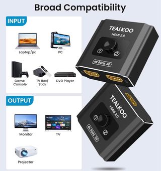 Conmutador HDMI Bidireccional SIN ABRIR