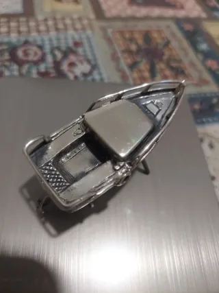 Barca in argento 925