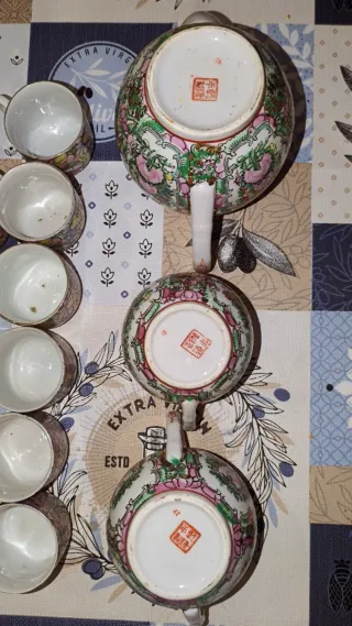 Juego de té antiguo