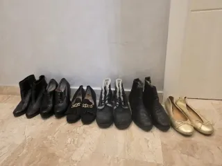 Lote 9 pares zapatos mujer