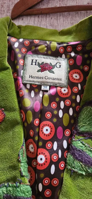Traje Hermes Govantes Chaqueta Verde