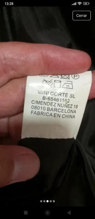 Chaqueta de invierno acolchada