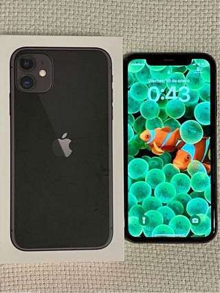 iPhone 11 128GB Negro Caja Original impecable