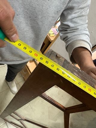 Puerta antigua madera y cristal Sapelly