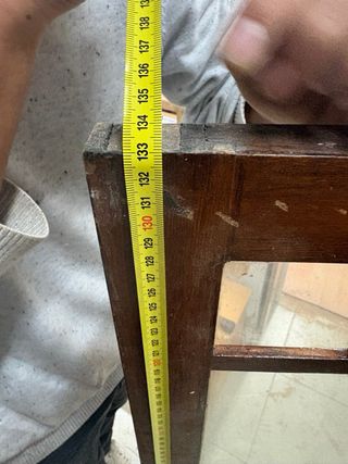 Puerta antigua madera y cristal Sapelly