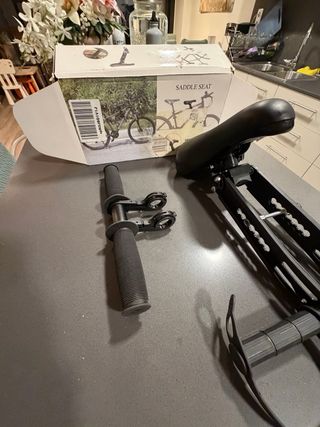 Asiento bicicleta niño + manillar