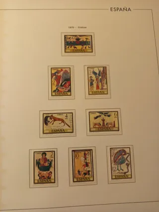 Álbum de sellos España 1965-1975