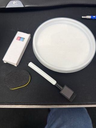 Pizarra Akros Montessori, arena y pizarra escribir