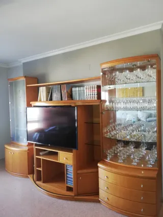 Mueble de salón completo madera