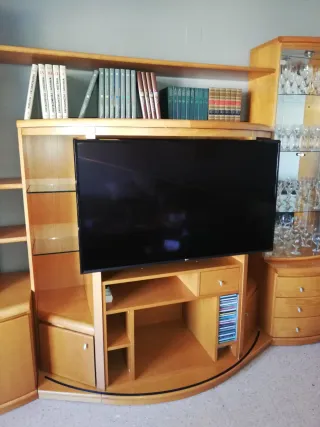 Mueble de salón completo madera