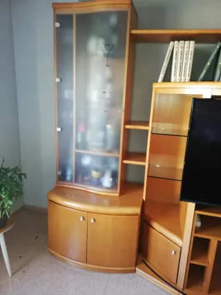 Mueble de salón completo madera