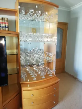 Mueble de salón completo madera