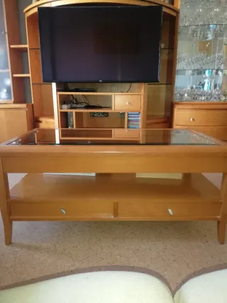 Mueble de salón completo madera