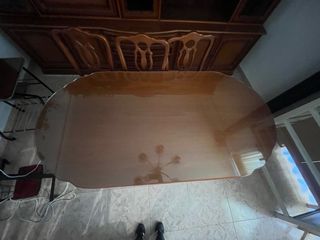Conjunto mesa extensible y 6 sillas comedor