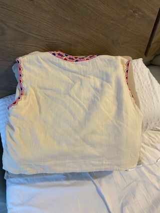 Pack 2 Chalecos Zara Bordados Talla Única