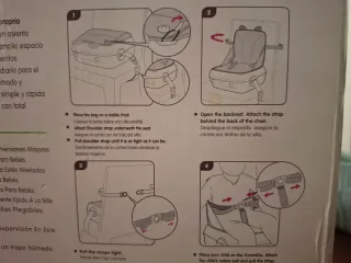 Asiento elevador portátil Yummigo Benbat