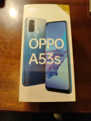 Caja OPPO A53s con manuales