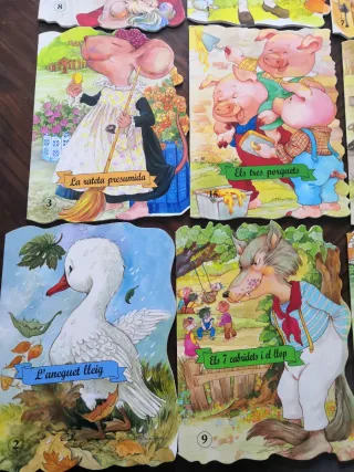 Lot 11 contes tradicionals català lletra lligada