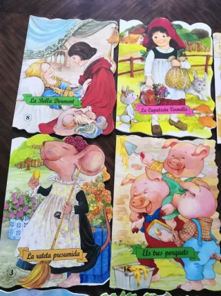 Lot 11 contes tradicionals català lletra lligada