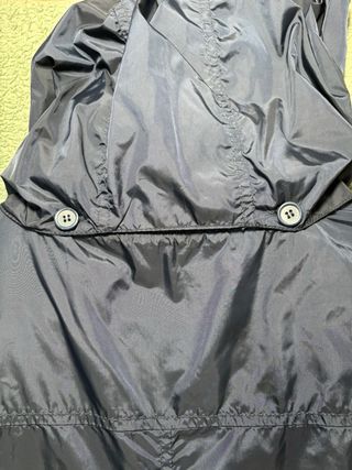 Chaqueta impermeable mujer azul