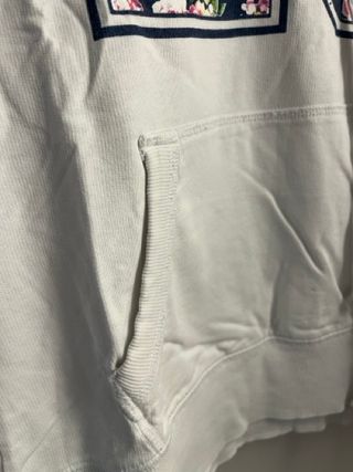 Felpa Terranova con cappuccio e stampa floreale