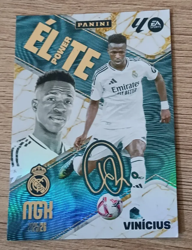 Carta Panini Élite Power Vinicius Jr.