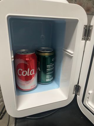 Nevera eléctrica FLAMINGUEO blanca